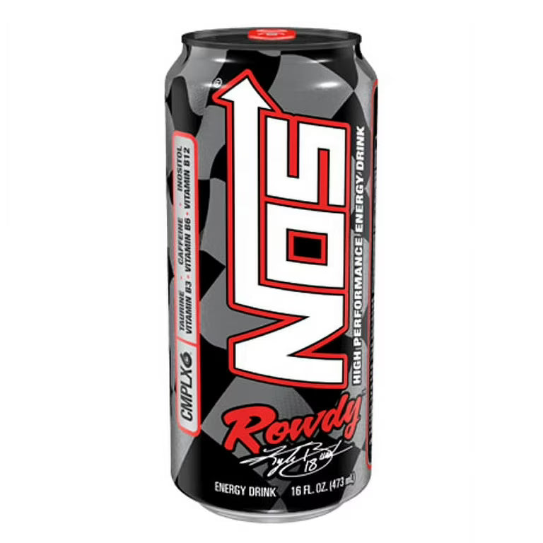 NOS Energy Drink Rowdy