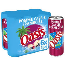 Oasis Pomme Cassis / Framboise 6X33 cl .