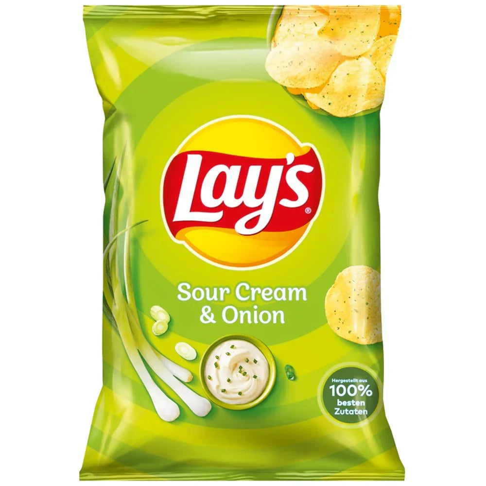 Crema agria y cebolla de Lay's