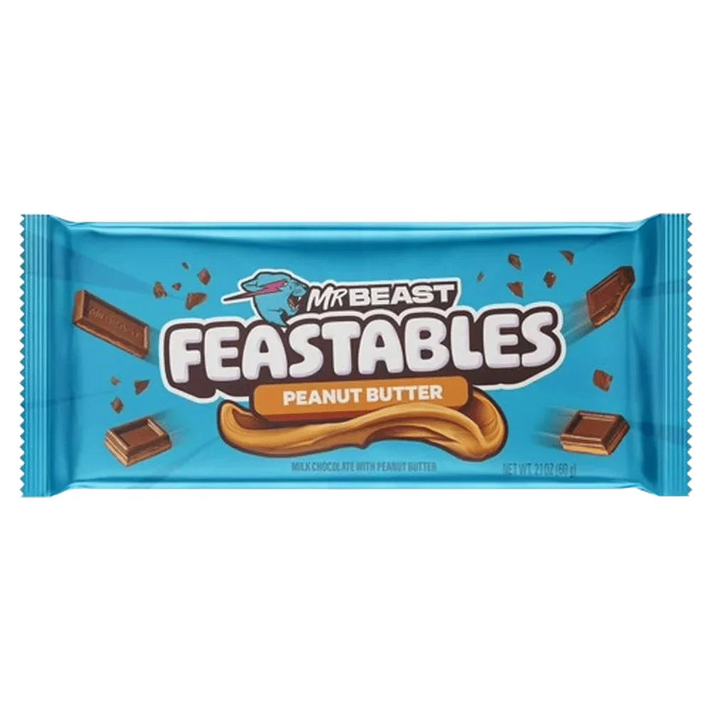 Mr Beast Feastables Chocolate Mantequilla De Maní