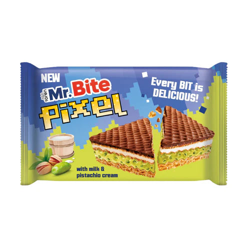 Mr.Bite Pixel Chocolate Milk and Pistachio Cream
