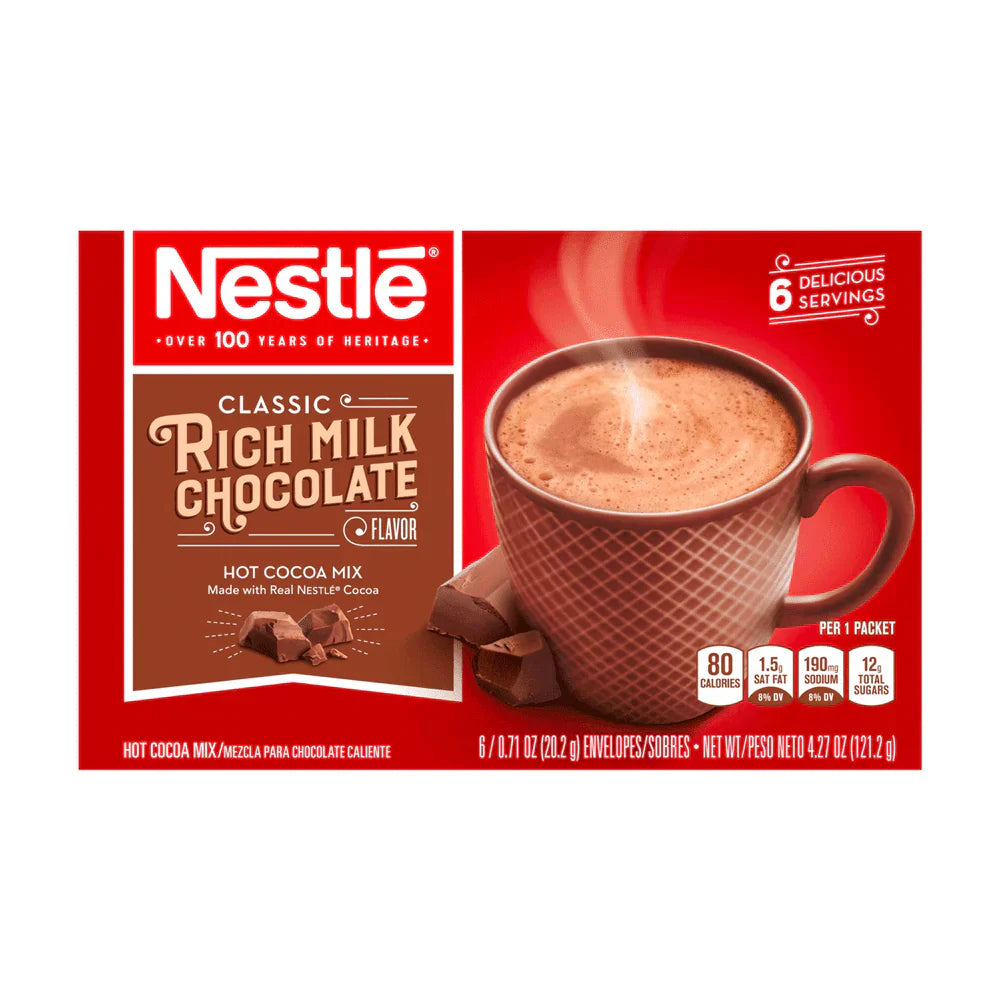 Mélange de chocolat chaud au lait riche Nestlé