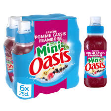 Oasis Mini Pomme Cassis / Framboise 6X25 cl .