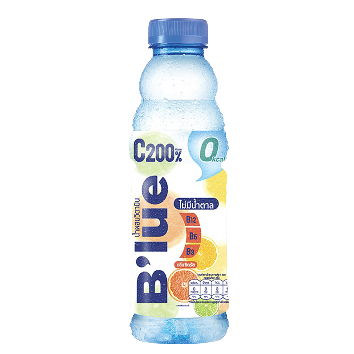 B'lue Water Citrus C200% 0% Kcal-500ml
