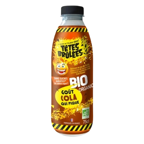 Têtes Brûlées – Boisson Bio goût Cola qui pique 75cl