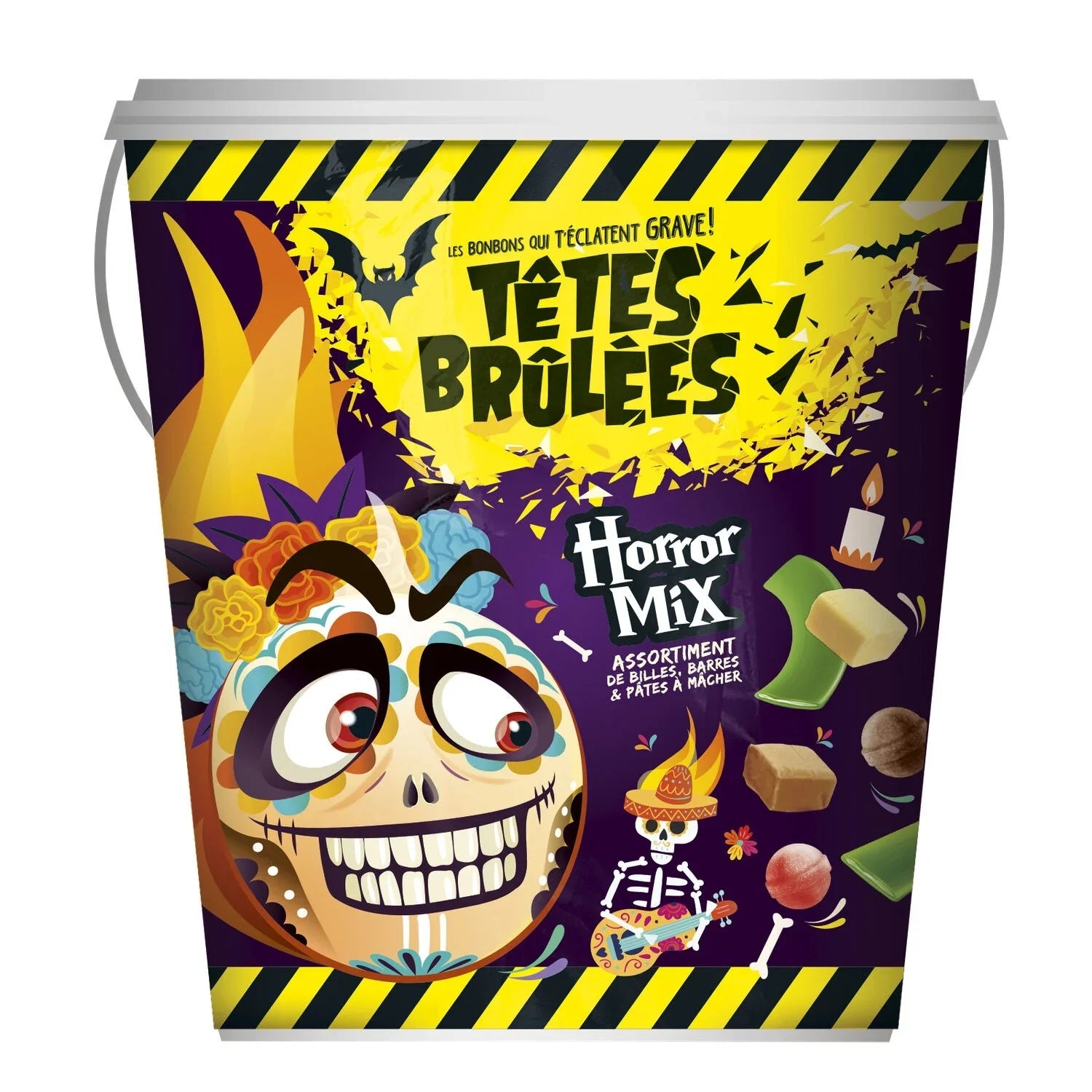Seau Horror Mix Têtes Brûlées – 485g