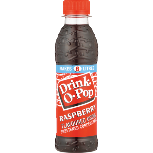Drink-O-Pop Framboise – Boisson concentrée 2L