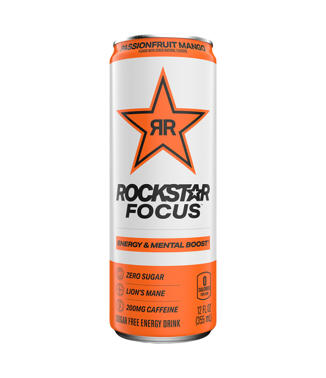 Rockstar Energy Focus Passionfruit Mango