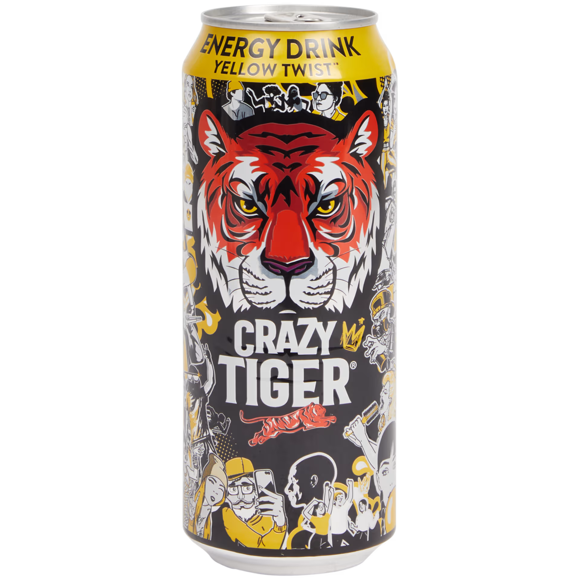 Crazy Tiger Yellow Twist – Boisson énergisante 50cl