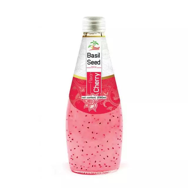 Basil Seed Drink Cherry