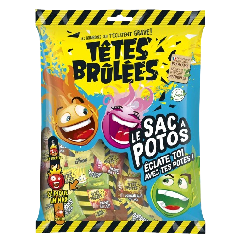 Têtes Brûlées – Le Sac à Potos – Bombones explosivos y acidulés 250gr