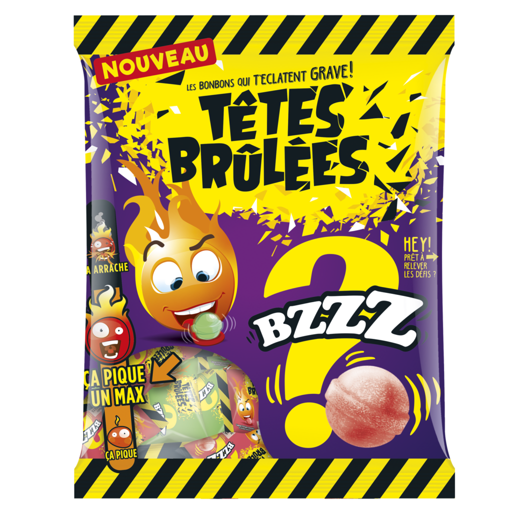 Têtes Brûlées – BZZZ? – Bonbons explosifs et acidulés 180gr