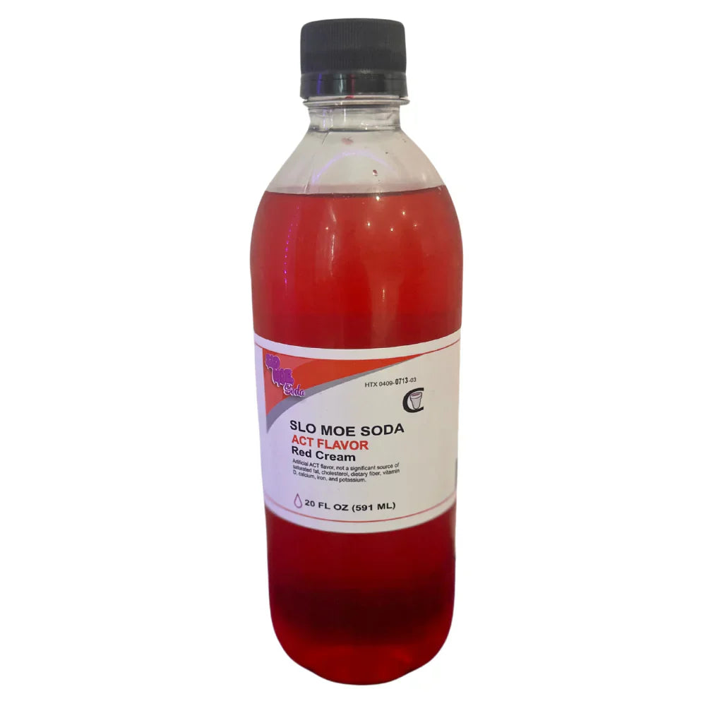 Refresco de crema roja con sabor a pop exótico Slo Moe Act (EXCLU)