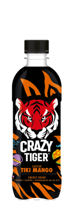 Crazy Tiger Tiki Mango – Boisson énergisante 50cl
