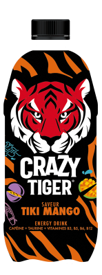 Crazy Tiger Tiki Mango – Boisson énergisante 1L