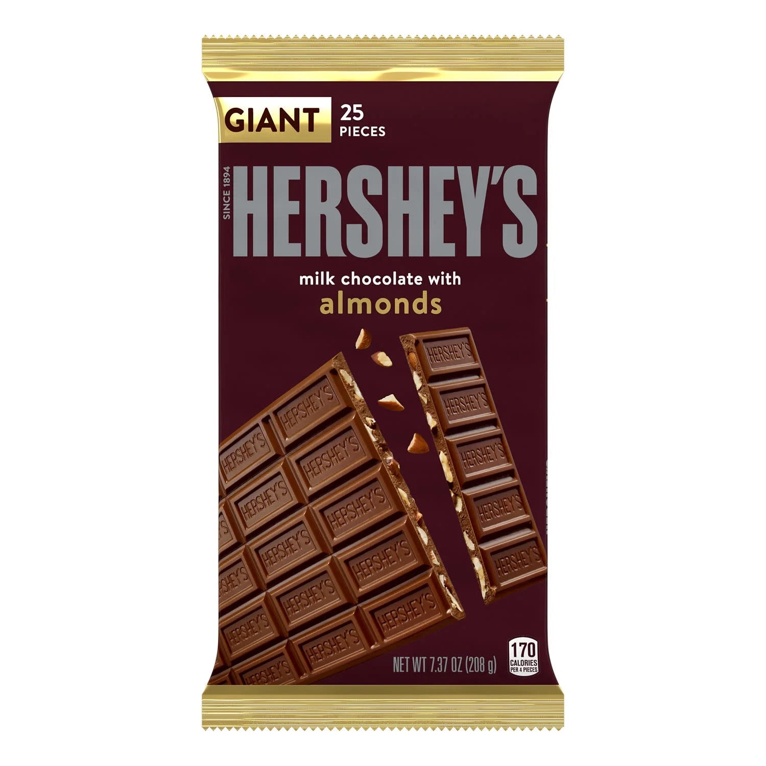 Hershey's Milk Chocolate with Almonds Giant