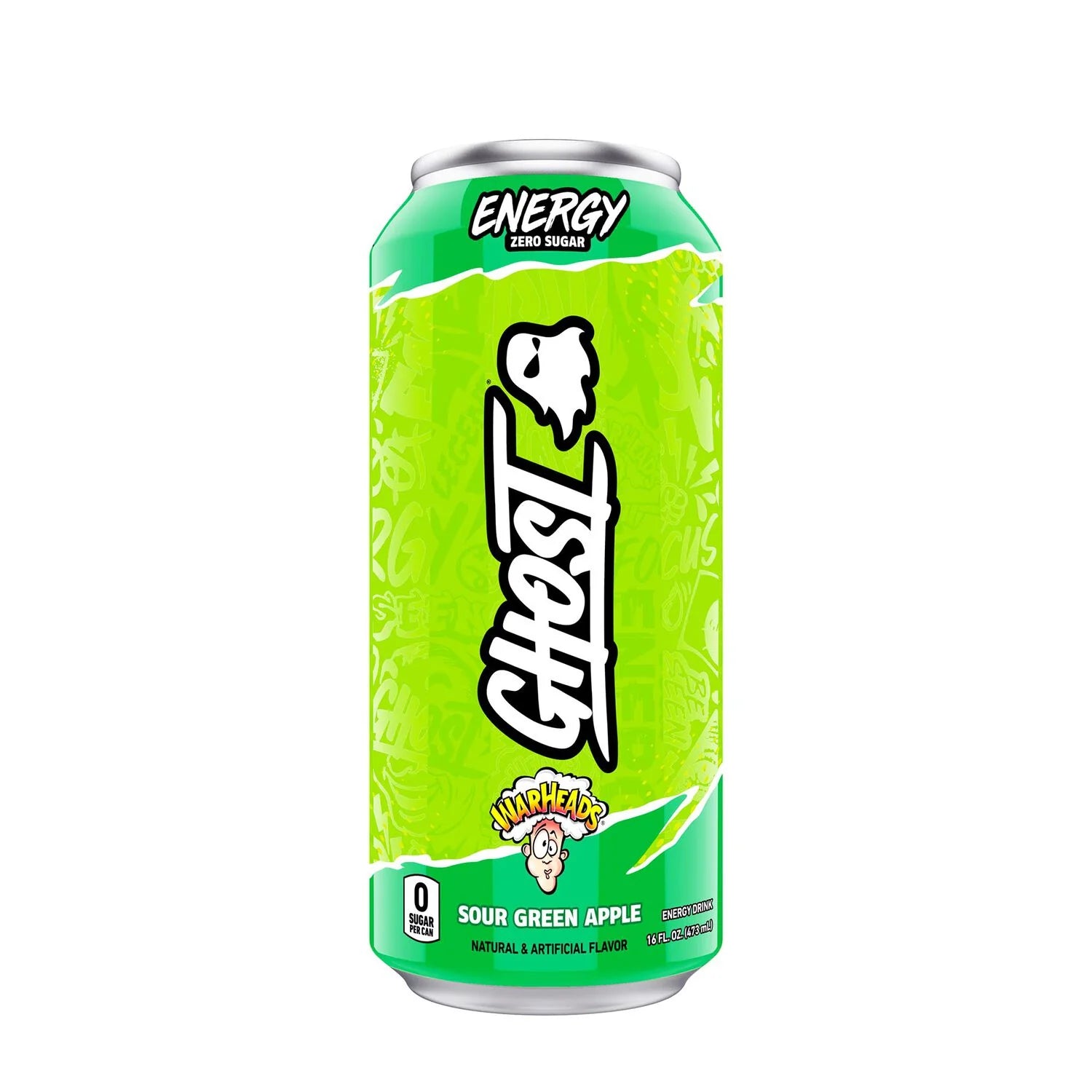 Ghost Energy X Warheads Sour Green Apple