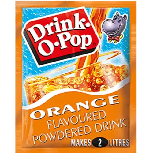 Drink-O-Pop Orange – Boisson en poudre aromatisée (5g)