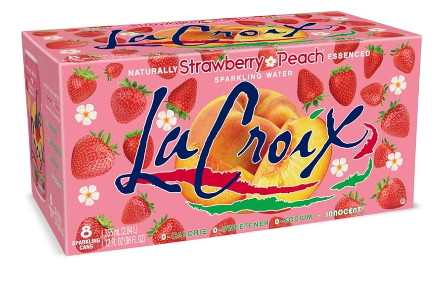 LaCroix Strawberry Peach X8