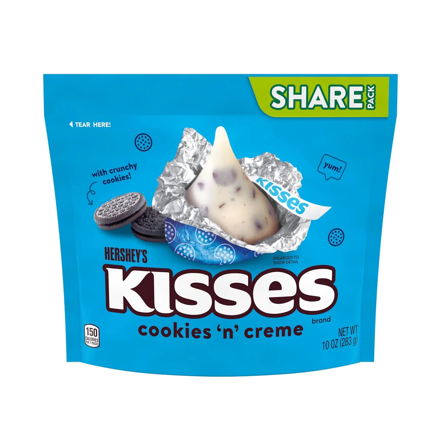 Hershey's Kisses Cookies 'n' Creme Candy