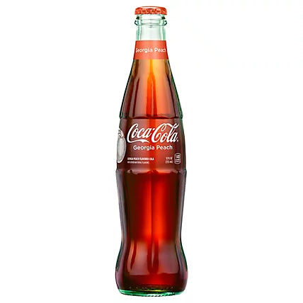 Coca Cola Georgia Peach Bottle Glass