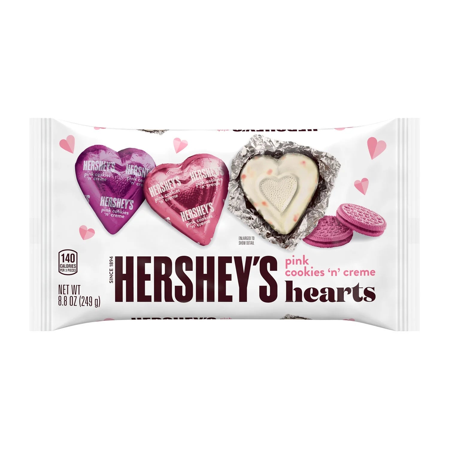Hershey's Pink Cookies 'n' Creme Hearts Valentine's