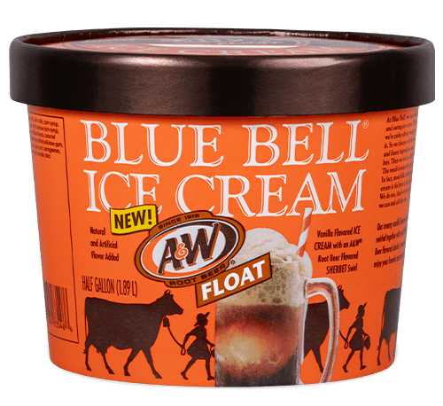 Blue Bell Ice Cream A&W Root Beer