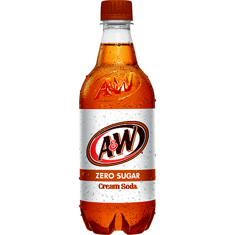A&W Root Beer Cream Soda Zero 50cl