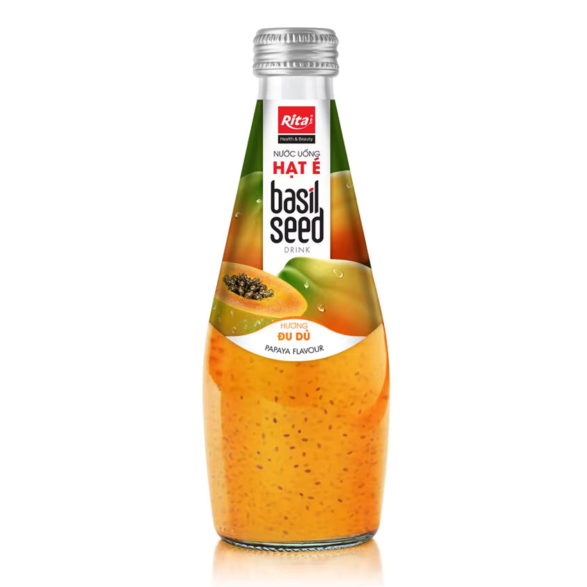 Basil Seed Drink Papaya
