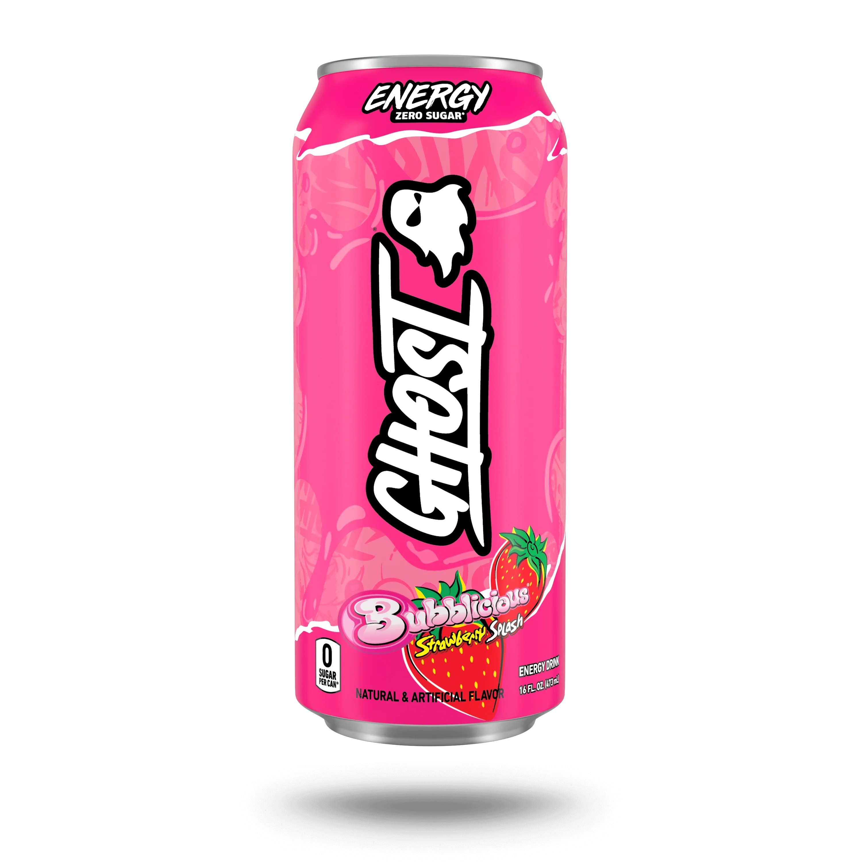 Ghost Energy X Bubblicious Strawberry Splash