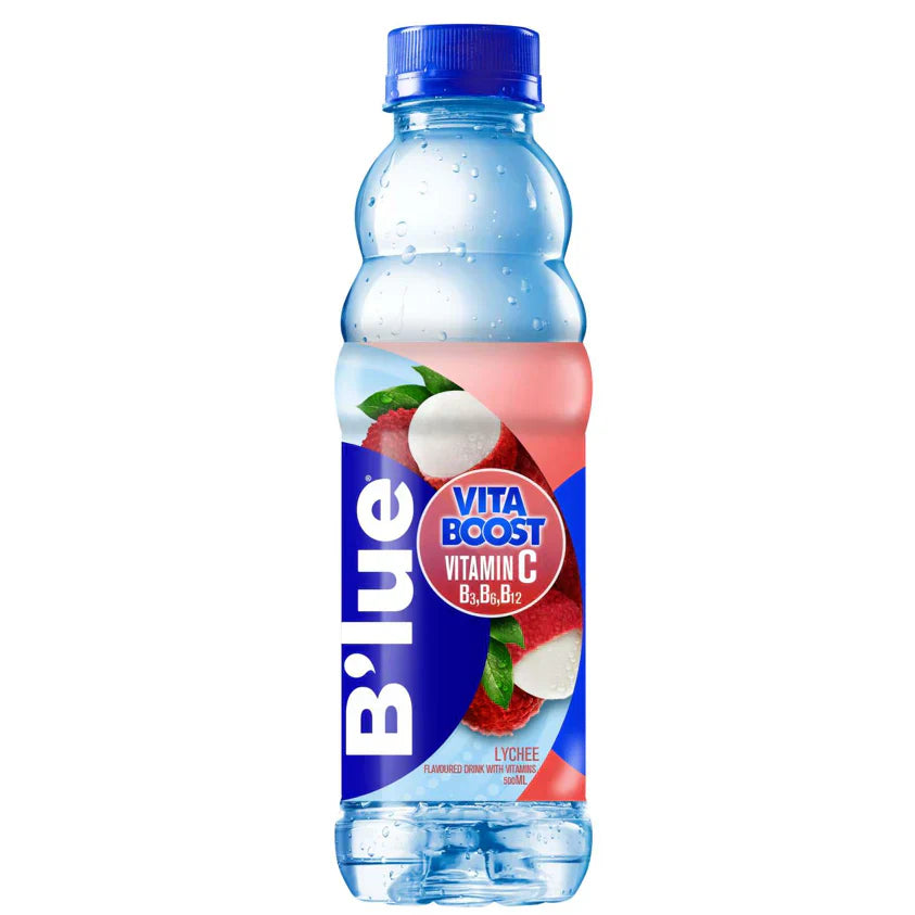 B'lue Water Vitamin VITA BOOST Lychee C200%-500ml.
