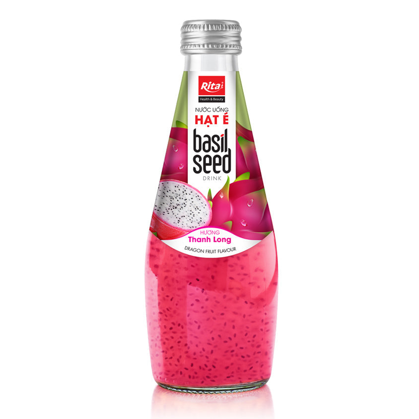 Basil Seed Drink Dragon Fruit