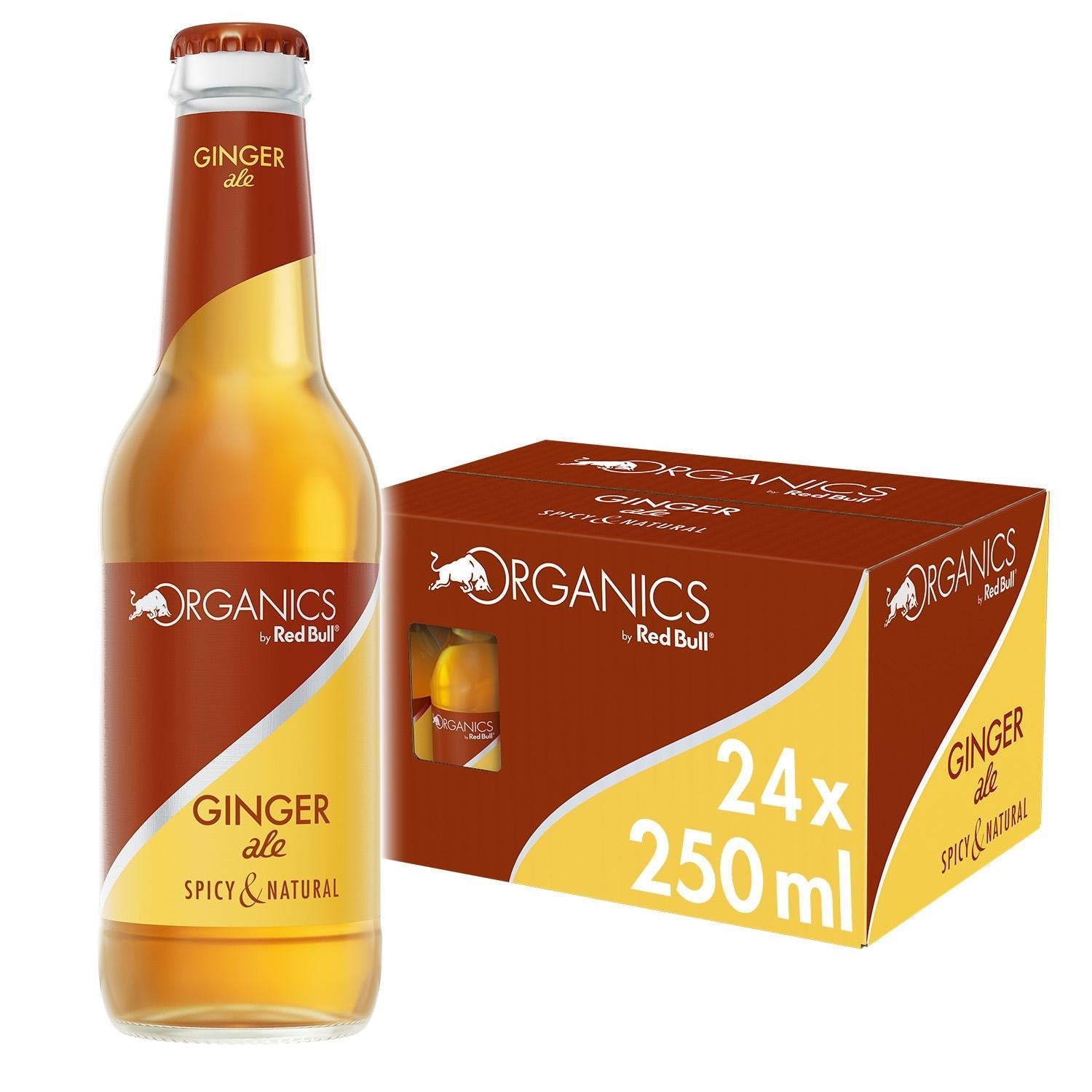 Red Bull Bottle Organics Ginger Ale x24