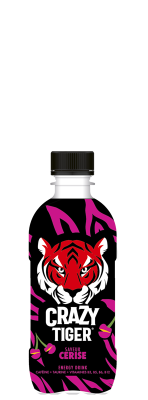 Crazy Tiger Cerise – Boisson énergisante 35cl