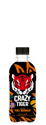 Crazy Tiger Tiki Mango – Boisson énergisante 35cl