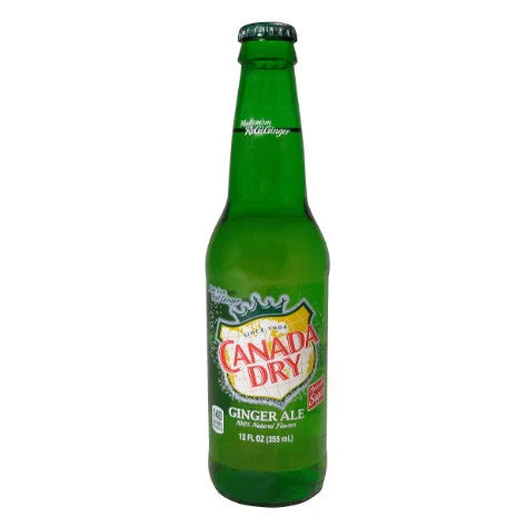 Bouteille en verre de soda au gingembre Canada Dry