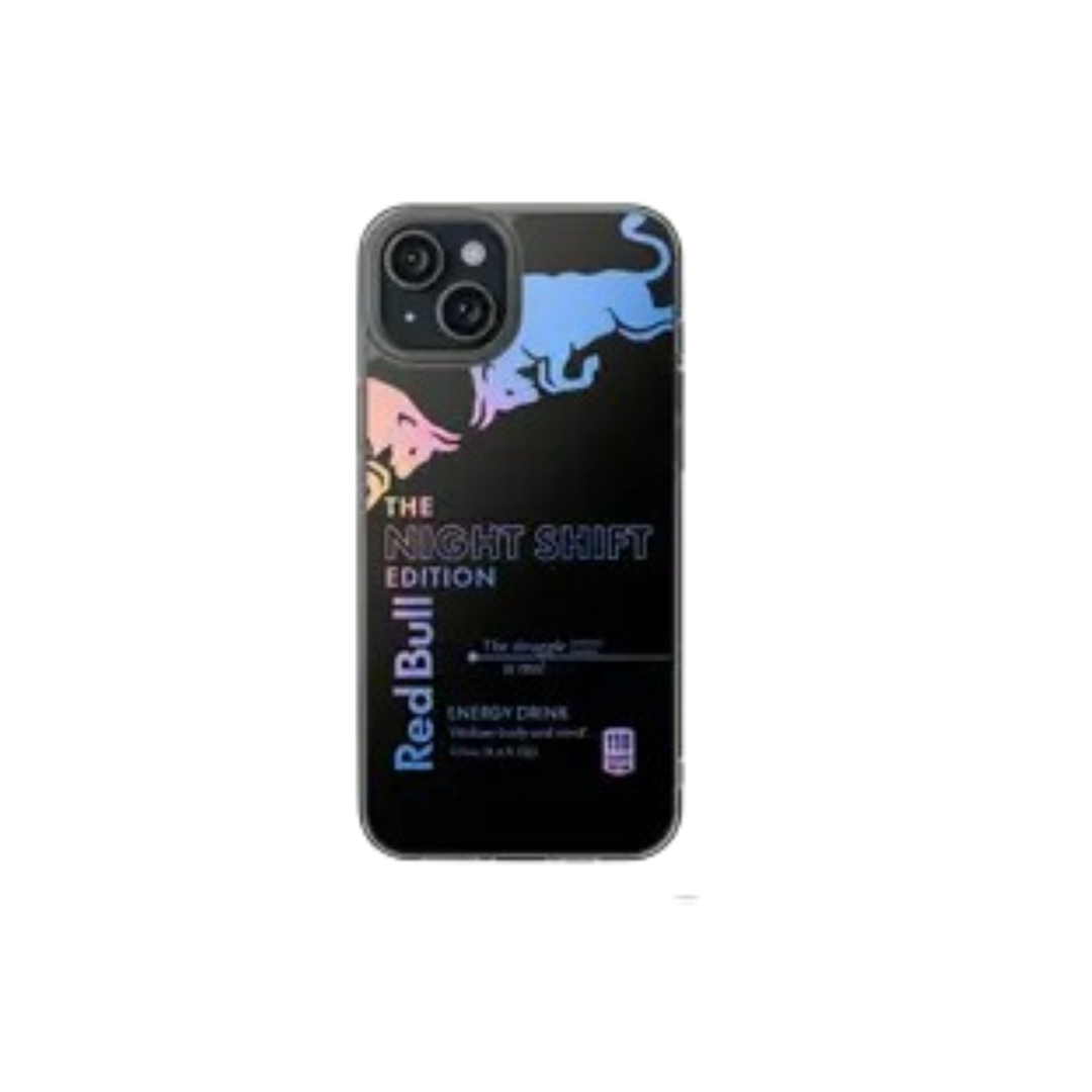 Coque iPhone Red Bull THE NIGHT SHIFT BLACK EDITION