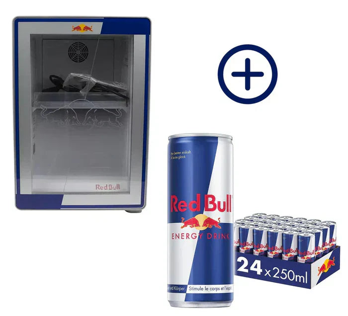 Mini Frigo Red Bull + Pack 24 Red Bull Original