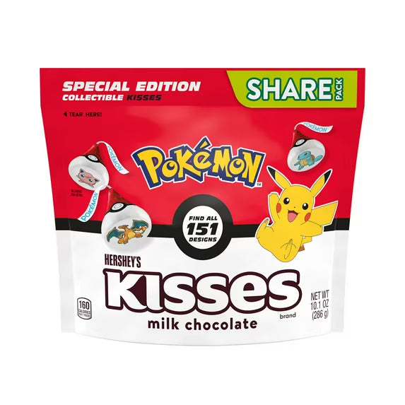 Hershey's Kisses Milk Chocolate Pokemon