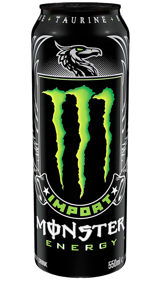 Importación de Monster Energy