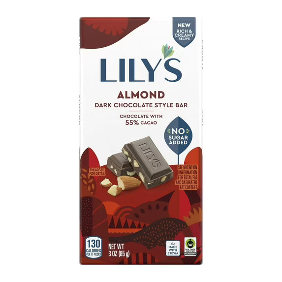 Lily's Almond Dark Chocolate