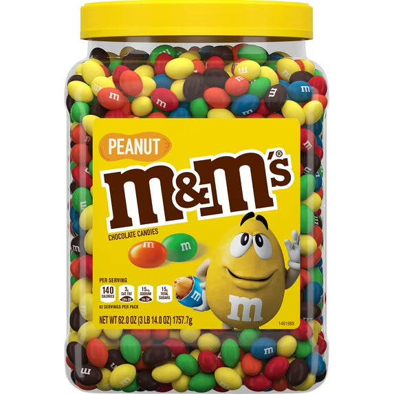 M&M'S Peanut Milk Chocolate Bulk Jar
