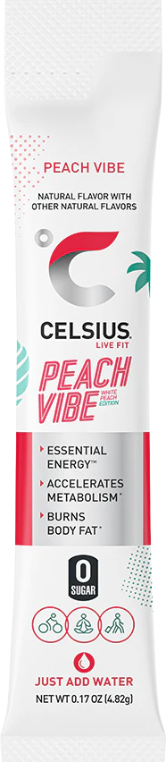 Celsius On The Go Peach Vibe