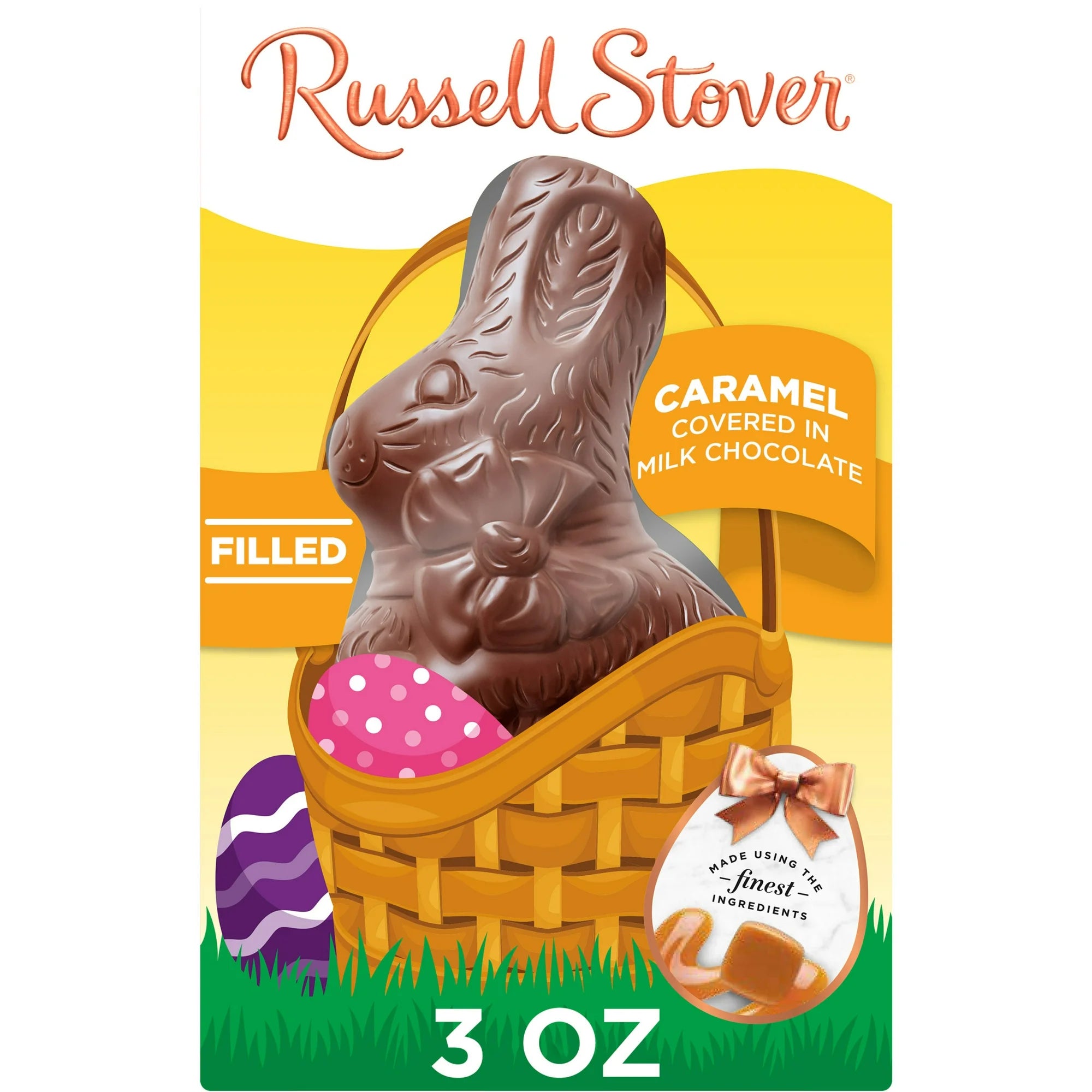 Rusell Stover Easter Caramel Milk Chocolate Easter Bunny