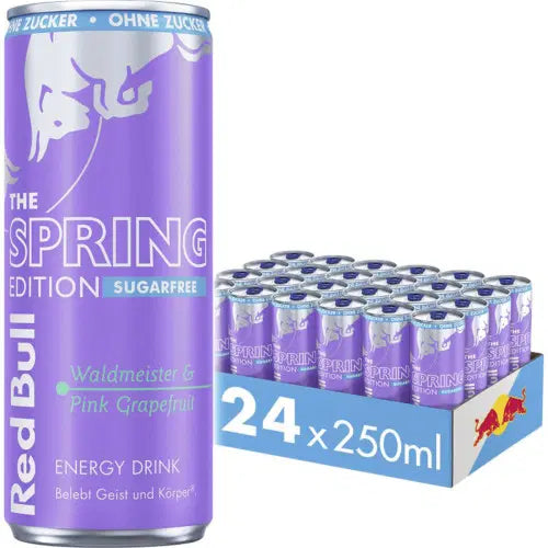 Red Bull Woodruff y pomelo rosado sin azúcar x24