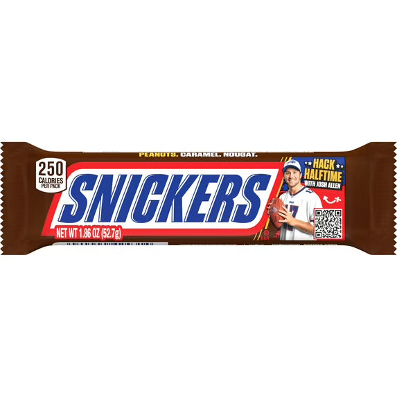 Snickers NFL Football Chocolate