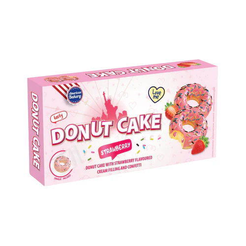 American Bakery Donut Cake Strawberry