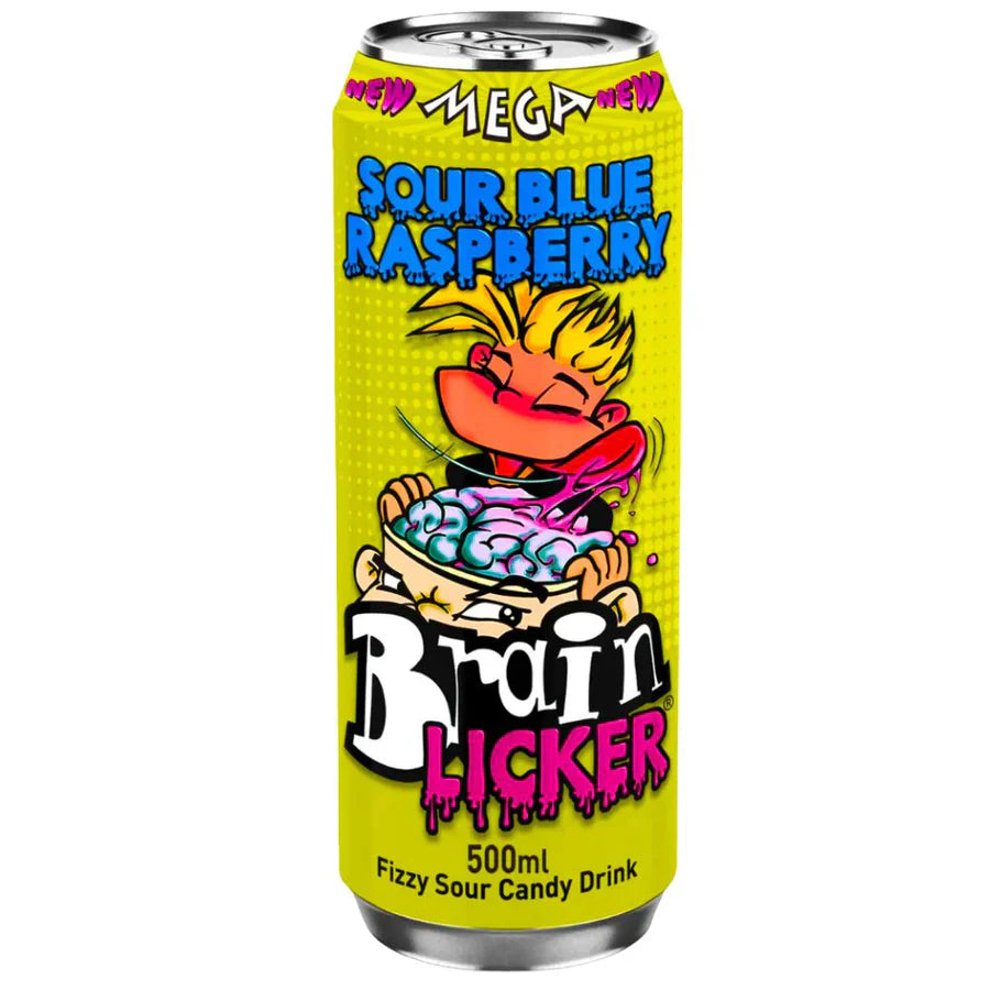 Brain Licker Drink Mega Sour Blue Raspberry