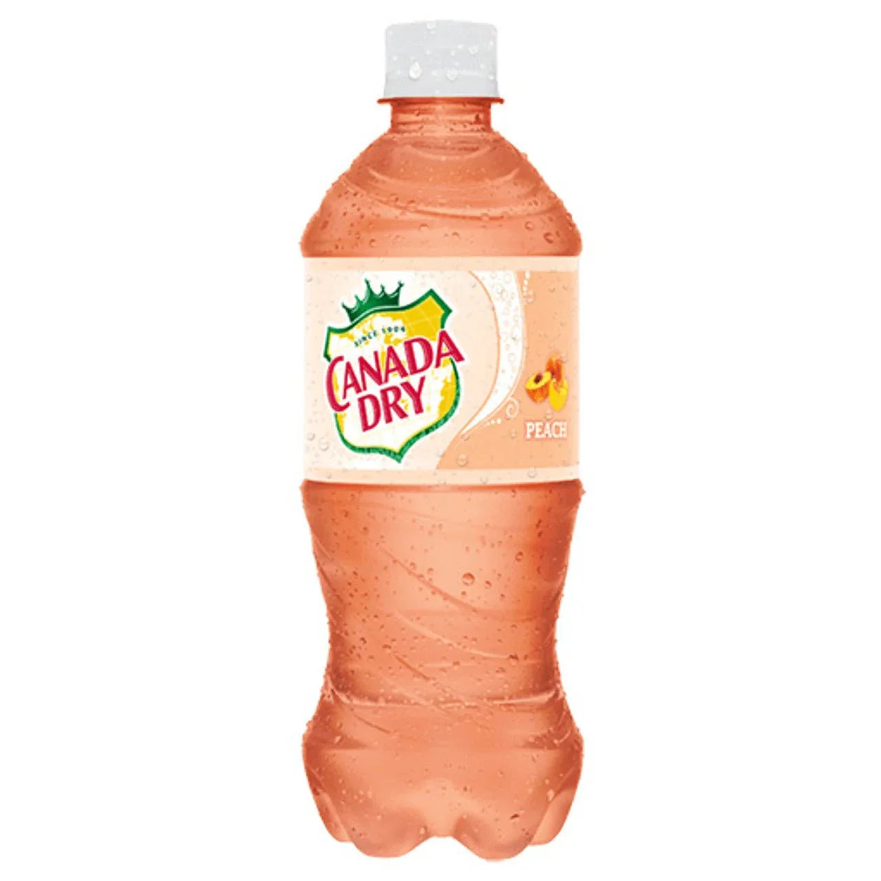 Bouteille de soda au gingembre Canada Dry à la pêche