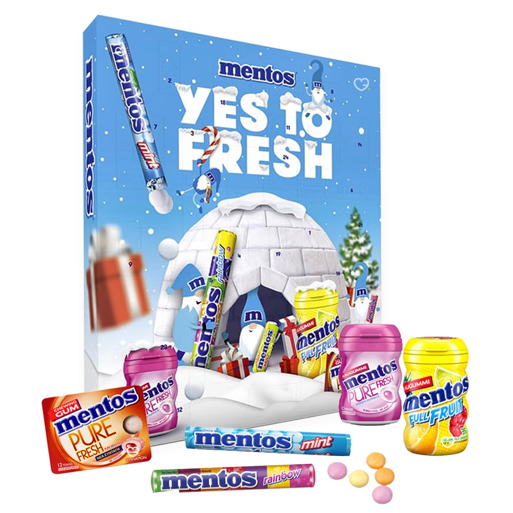 Calendrier de l’Avent Mentos